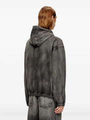 x Thug Club hooded denim jacket