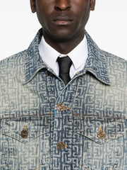 monogram denim jacket
