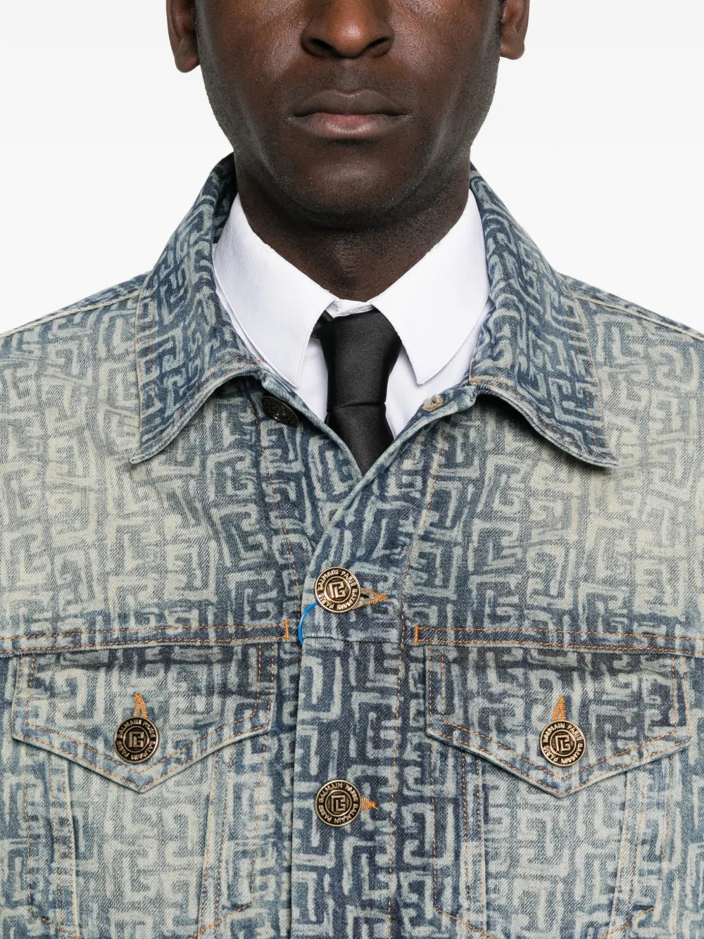 monogram denim jacket