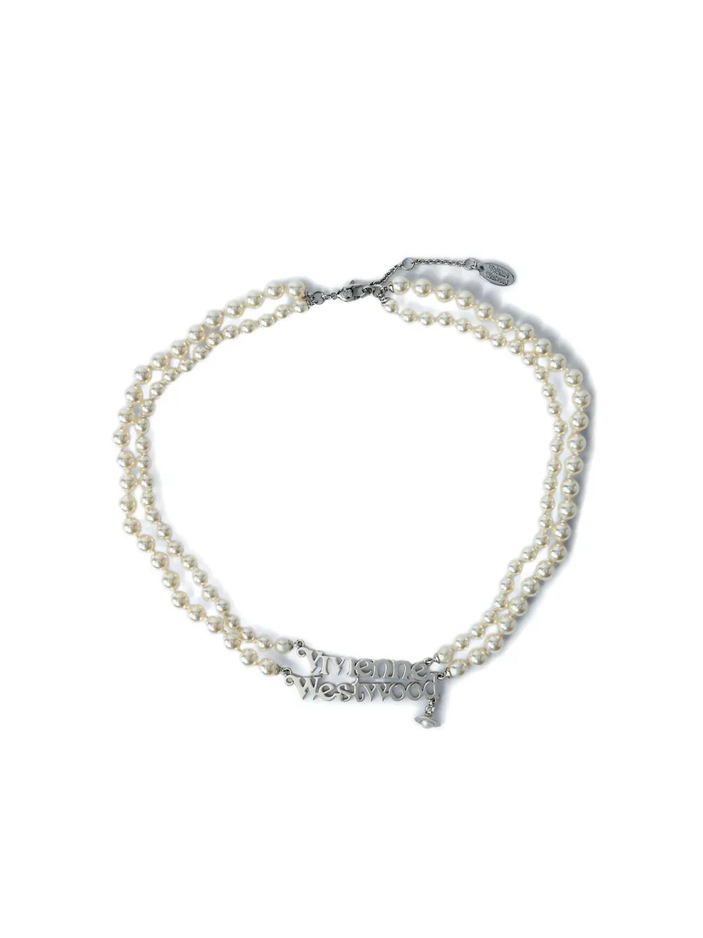 double-pearl orb necklace