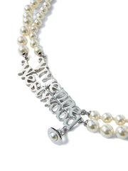 double-pearl orb necklace