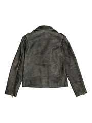 leather biker jacket