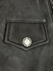 leather biker jacket