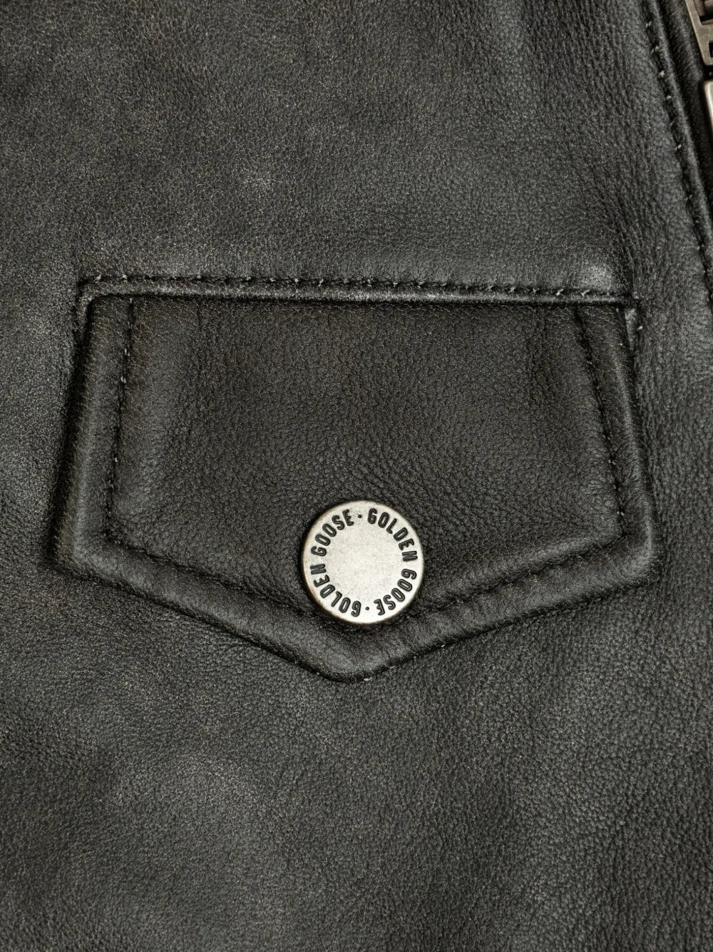 leather biker jacket