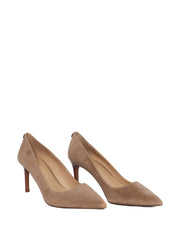 Alina suede pointed-toe pumps