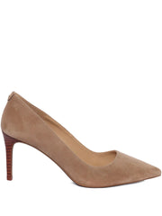Alina suede pointed-toe pumps