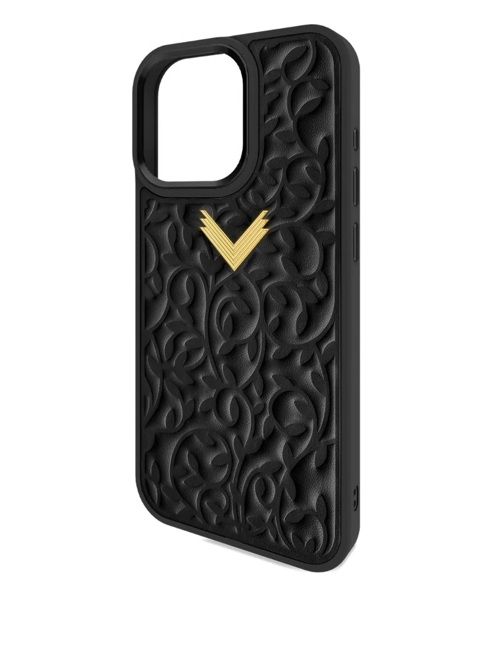 floral-embossed iPhone 16 Pro phone case
