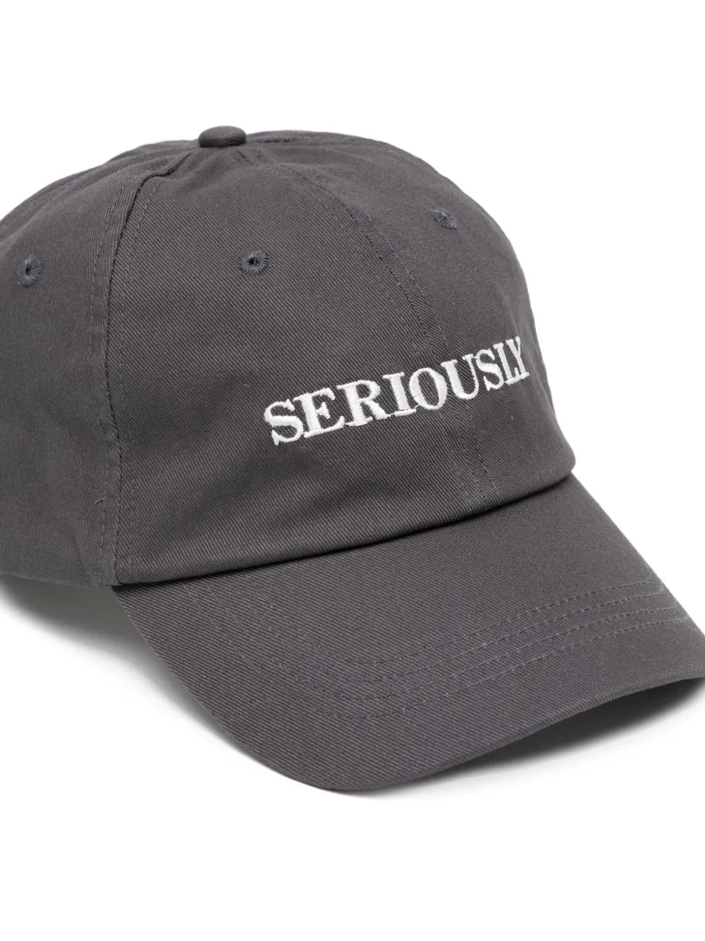 logo-embroidered cap