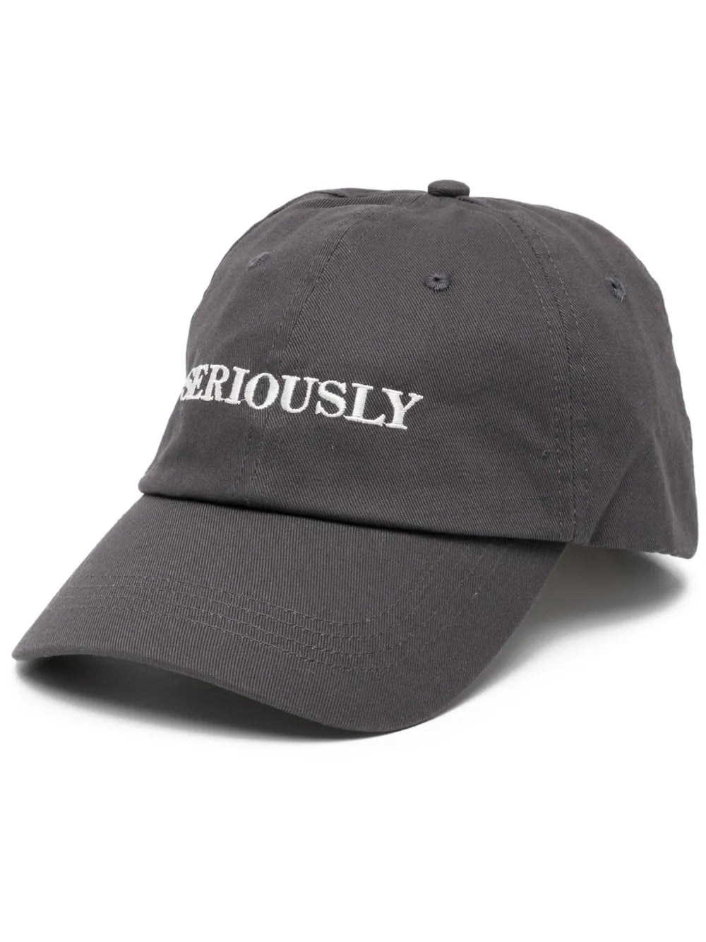 logo-embroidered cap