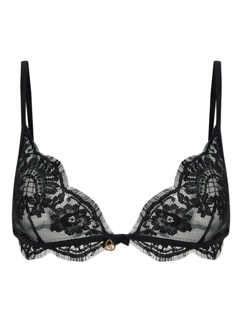 floral-lace bra