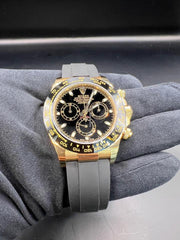 Rolex | Daytona | 116518 | Yellow gold | 40 mm | Rubber | Black | Automatic