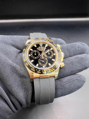 Rolex | Daytona | 116518 | Yellow gold | 40 mm | Rubber | Black | Automatic