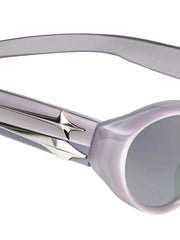 Eq P8 star-embellished cat-eye sunglasses