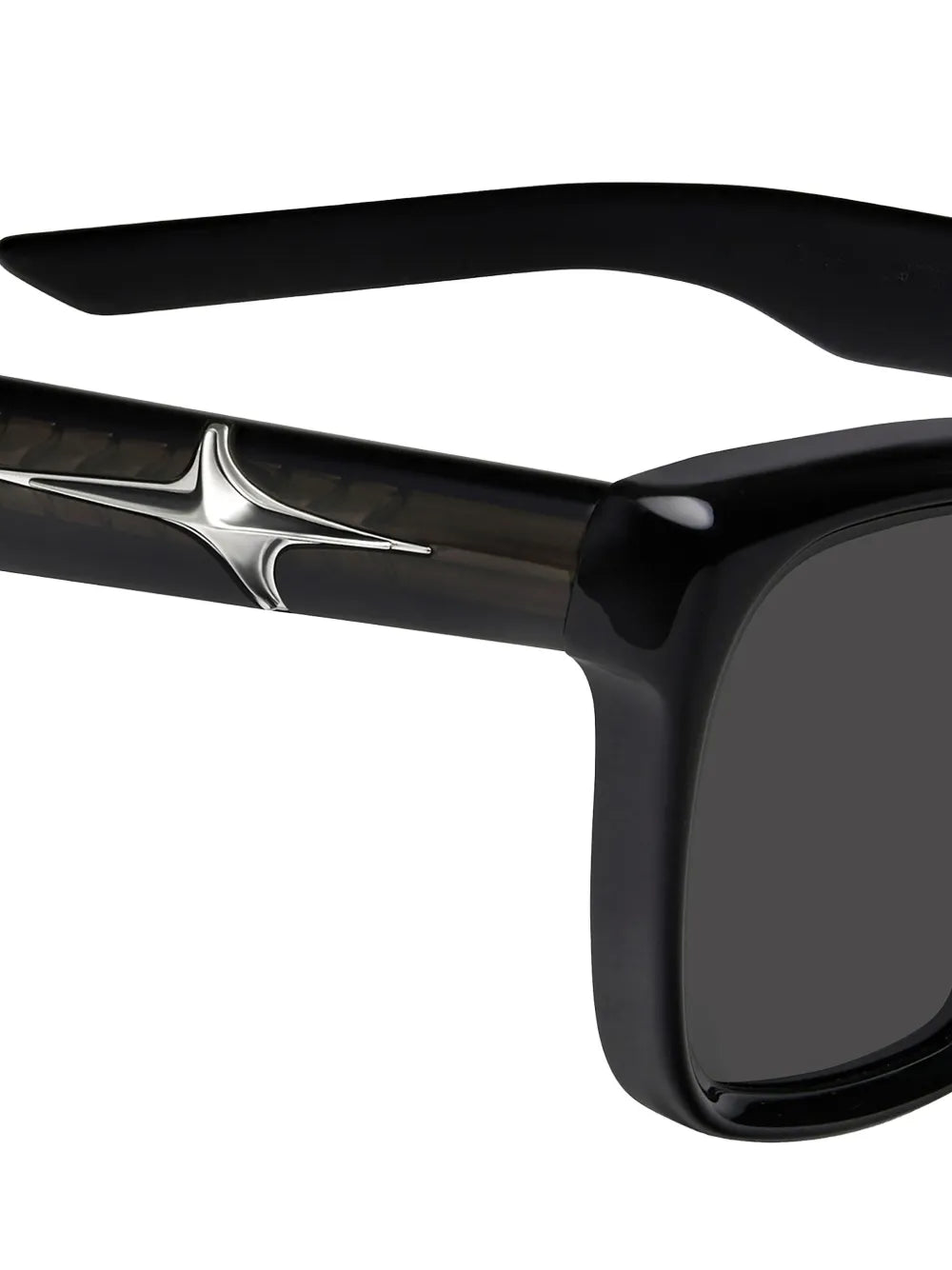 Hesse 01 square-frame star-detail sunglasses
