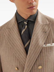 striped silk tie