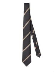 striped silk tie
