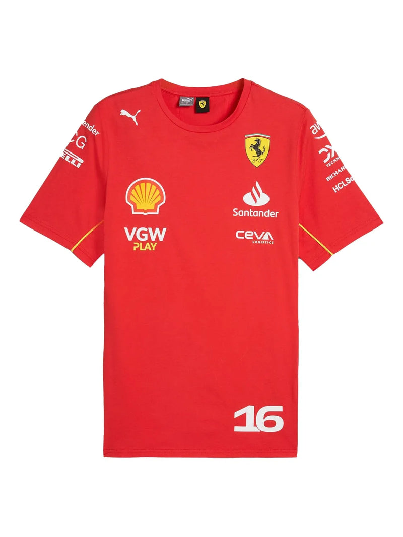 x Scuderia Ferrari Charles Leclerc Red T-Shirt
