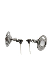 Orb drop earrings