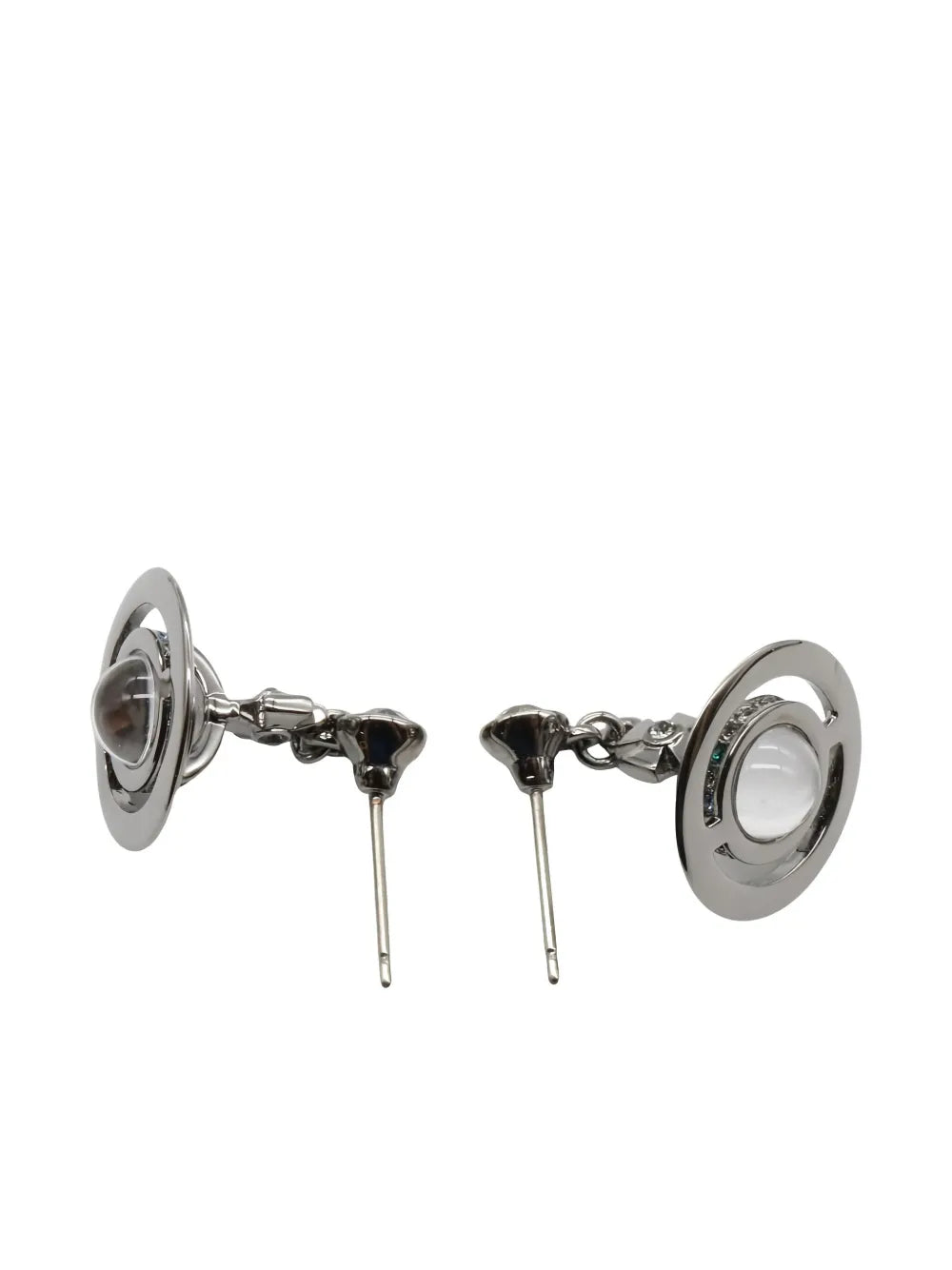 Orb drop earrings