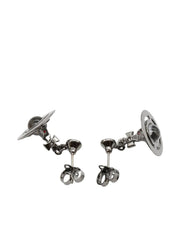 Orb drop earrings