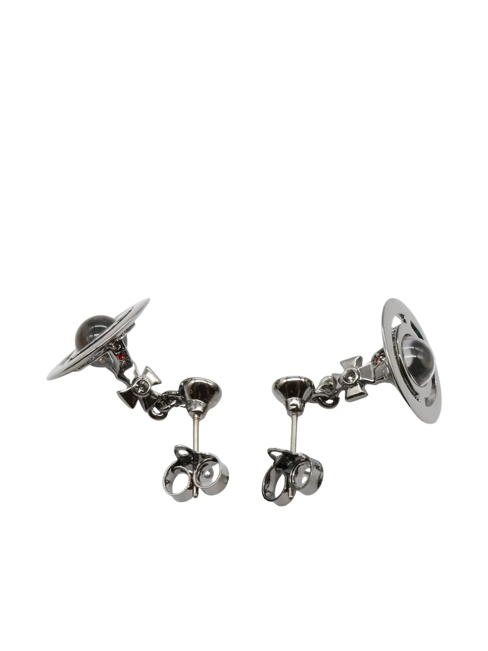 Orb drop earrings
