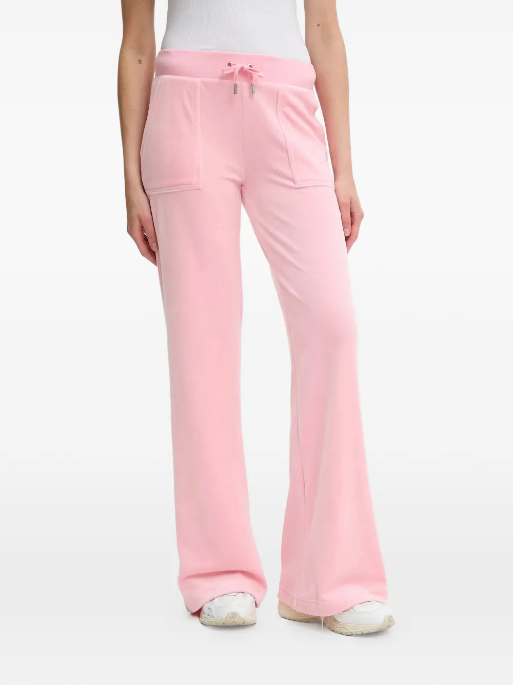 patch-pocket track pants