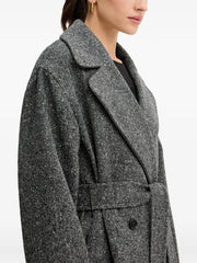 belted double-breasted coat