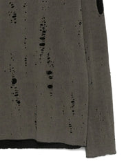 distressed-effect jumper