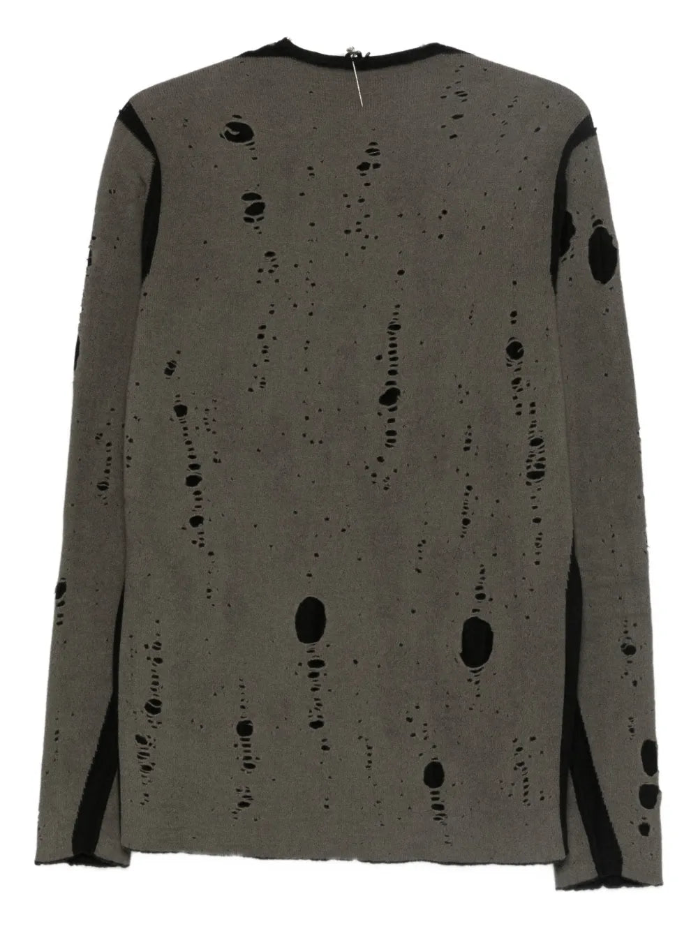 distressed-effect jumper