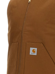 cotton zip-up gilet