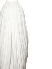draped midi dress