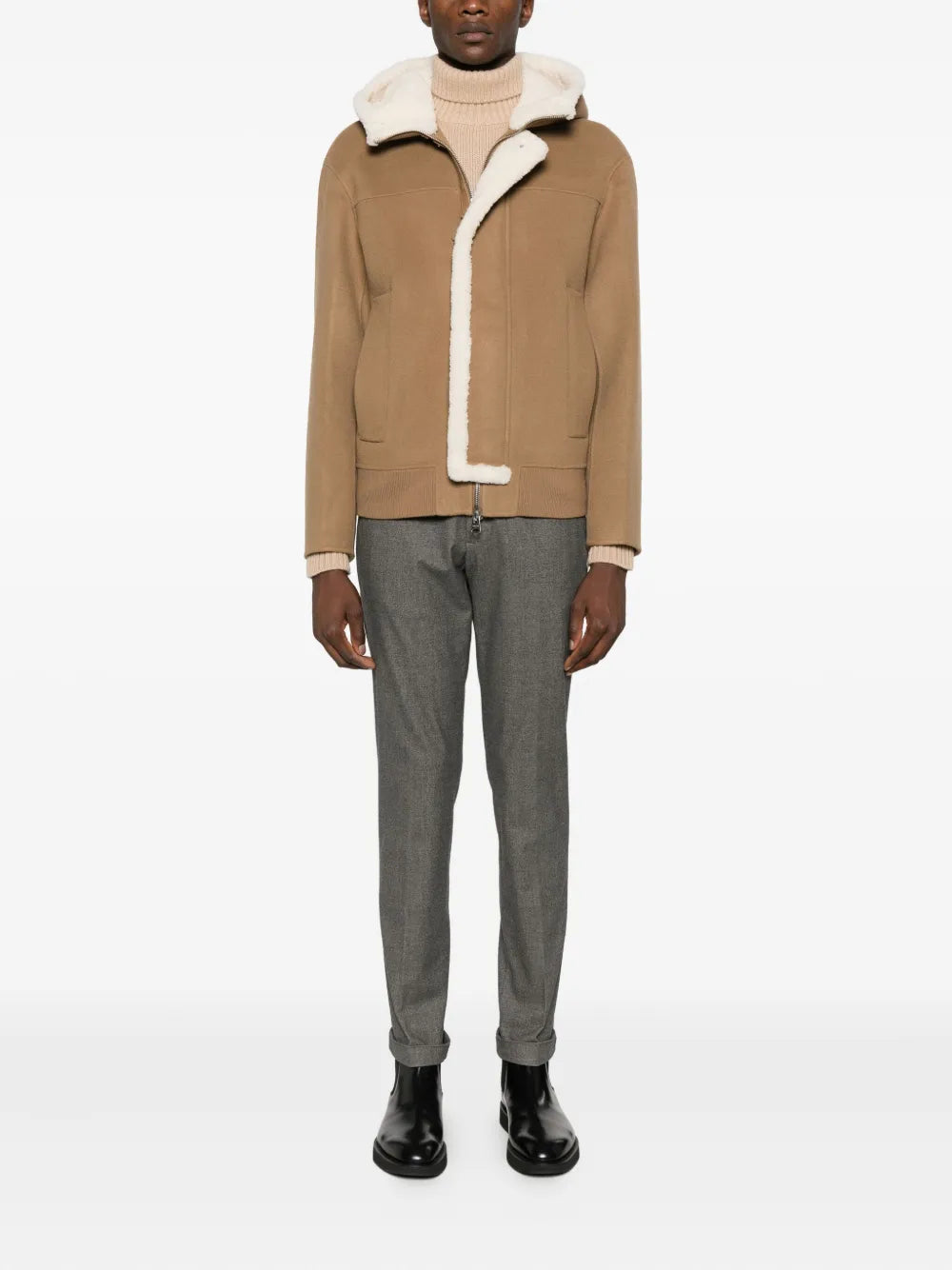 fine-knit jumper
