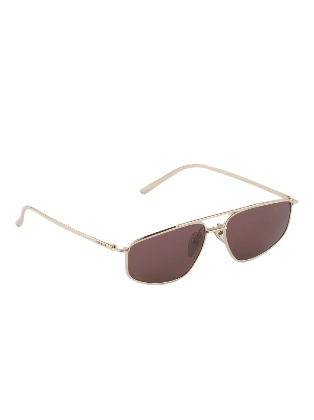 metal-frame geometric sunglasses