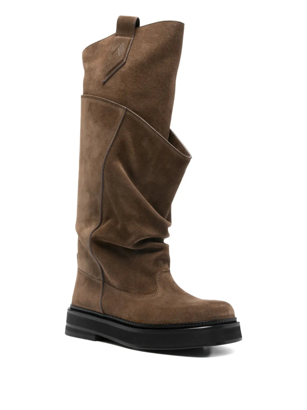 Robin Passeggiata suede knee-high boots