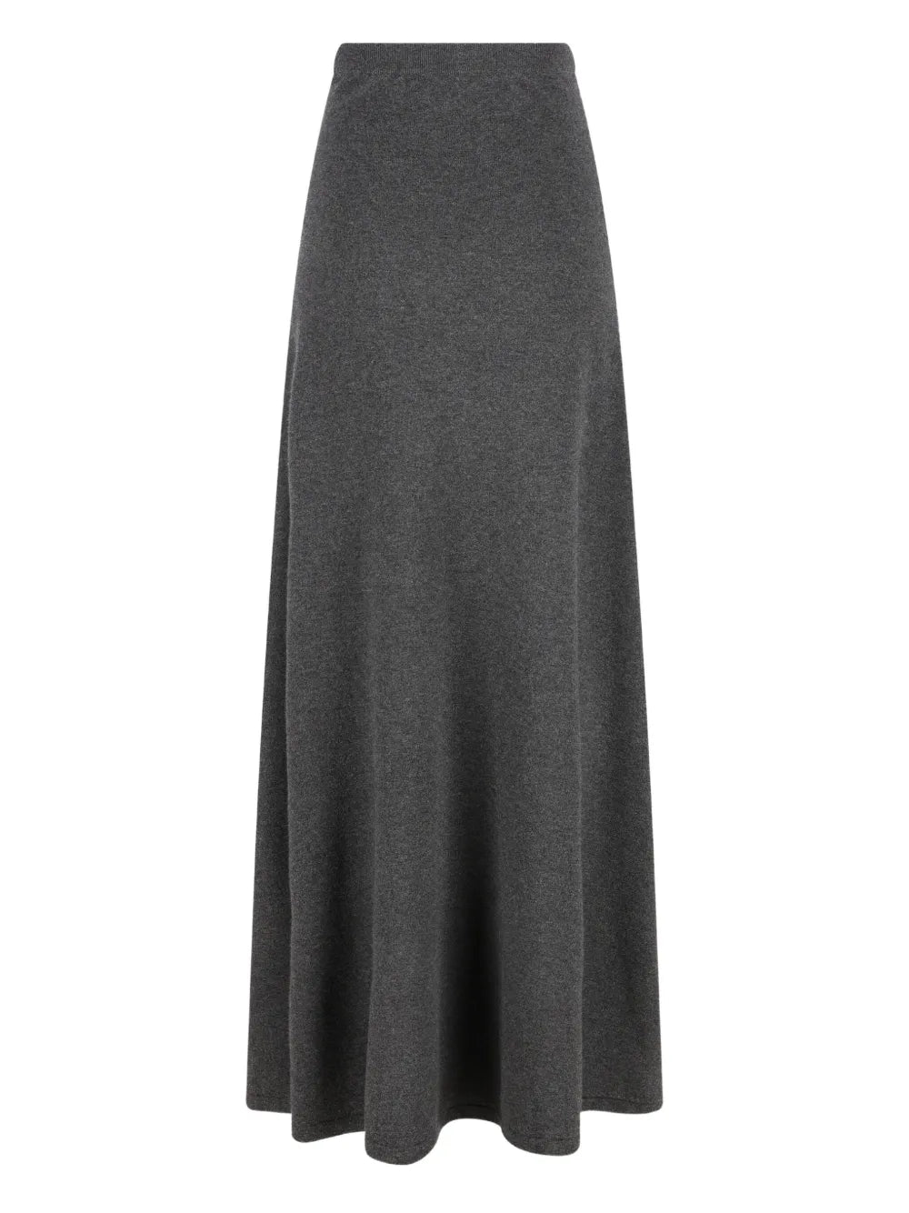 pleated A-line skirt