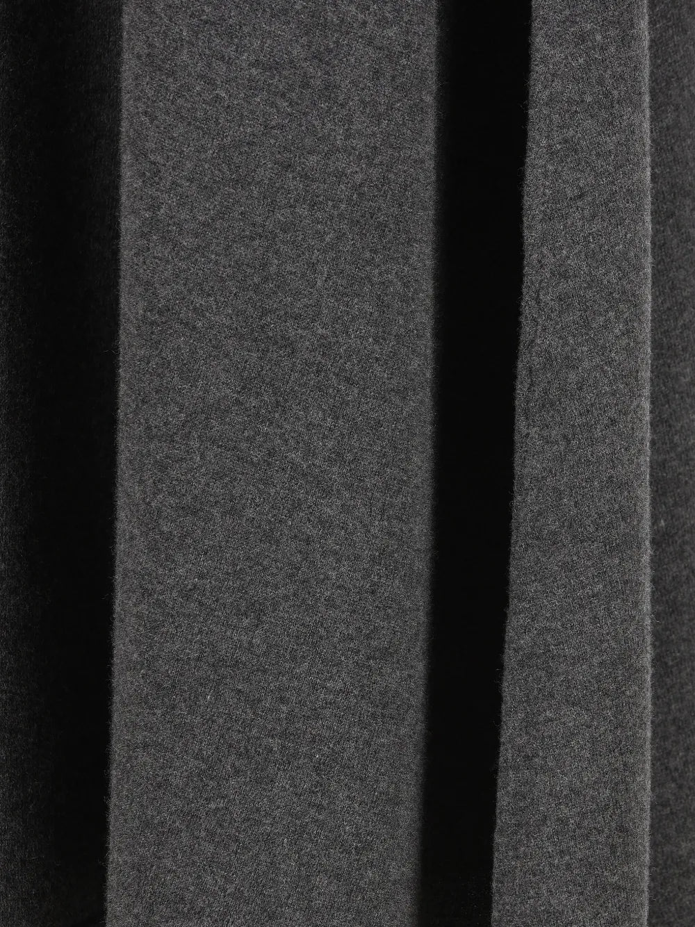 pleated A-line skirt