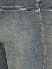 logo-buckle jeans