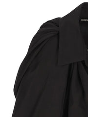 buttoned collared top