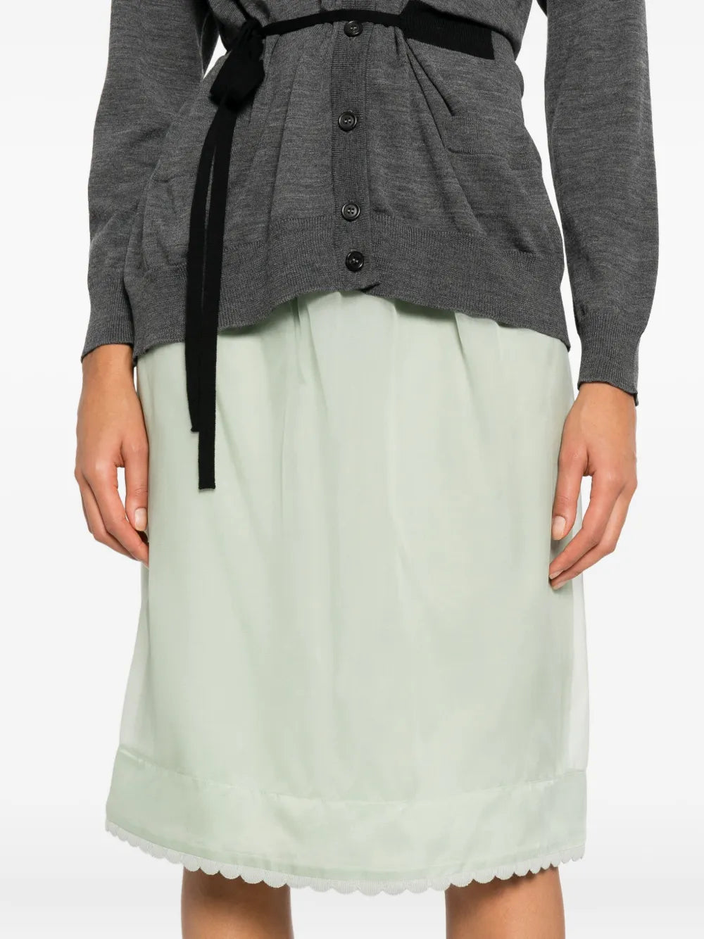 scalloped skirt