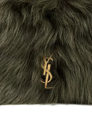 Jamie shearling shoulder bag