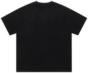 Palm Angels NY Monogram Spray T-Shirt Black/Blue