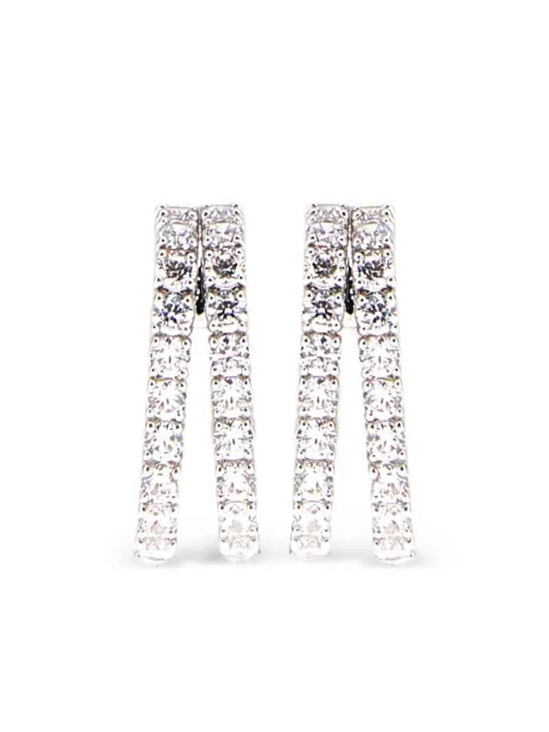Matrix embellished earrings