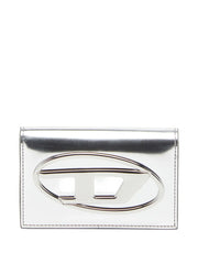 1dr metallic-effect card holder