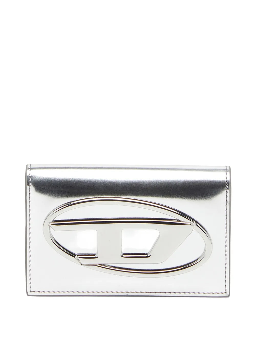 1dr metallic-effect card holder
