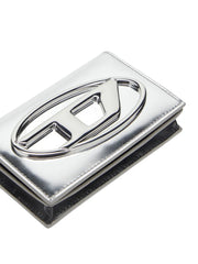 1dr metallic-effect card holder