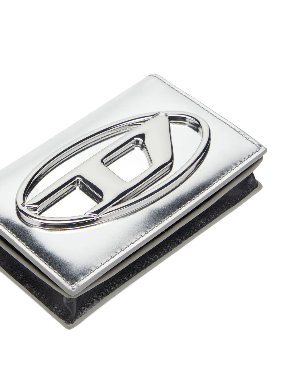 1dr metallic-effect card holder