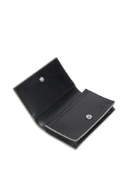 1dr metallic-effect card holder