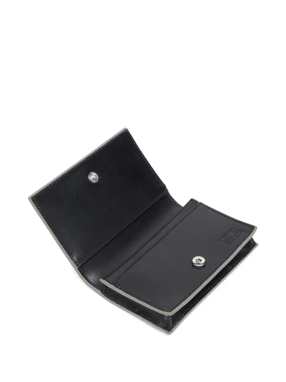 1dr metallic-effect card holder