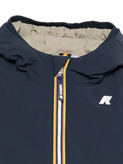 zip-up hooded jacket
