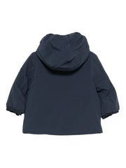 zip-up hooded jacket